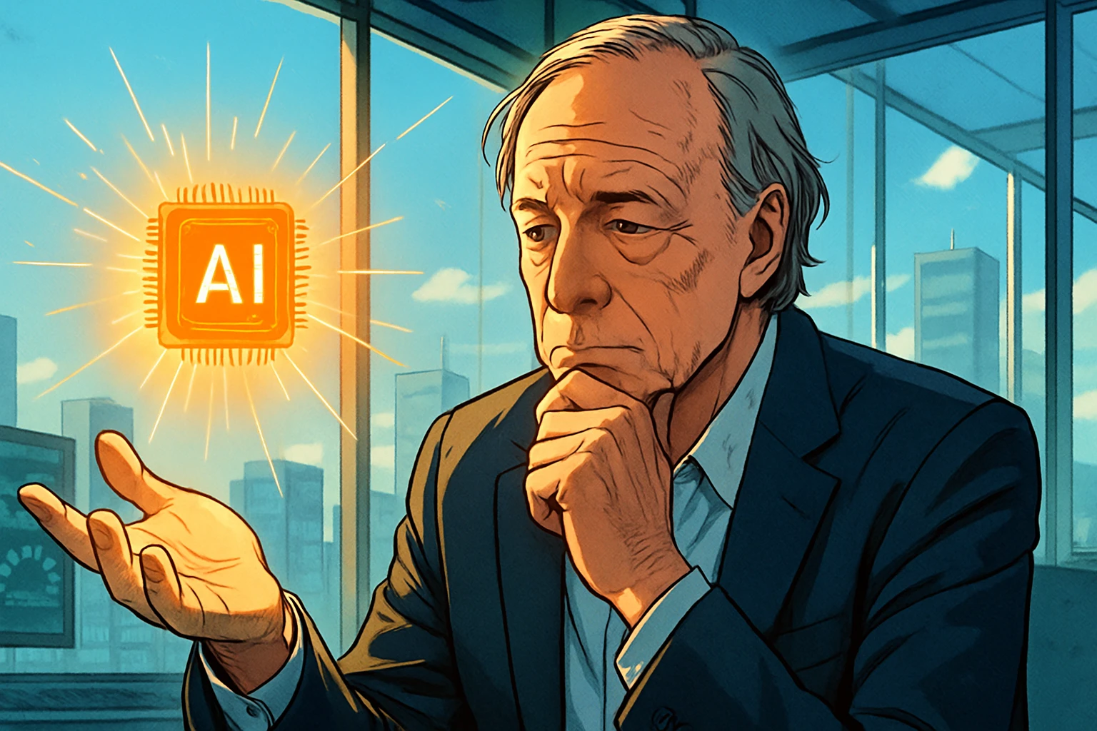 達裡歐警告：未來兩年全球經濟「岌岌可危」，別因 AI 估值過高急於退出