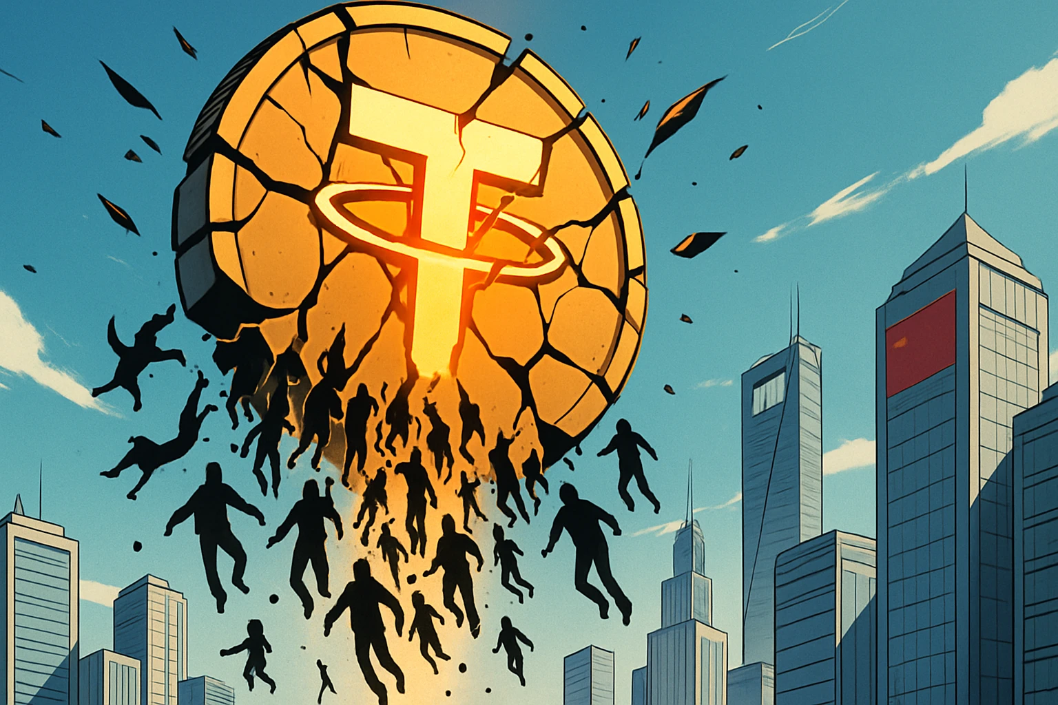 El círculo monetario chino entra en pánico y vende USDT 