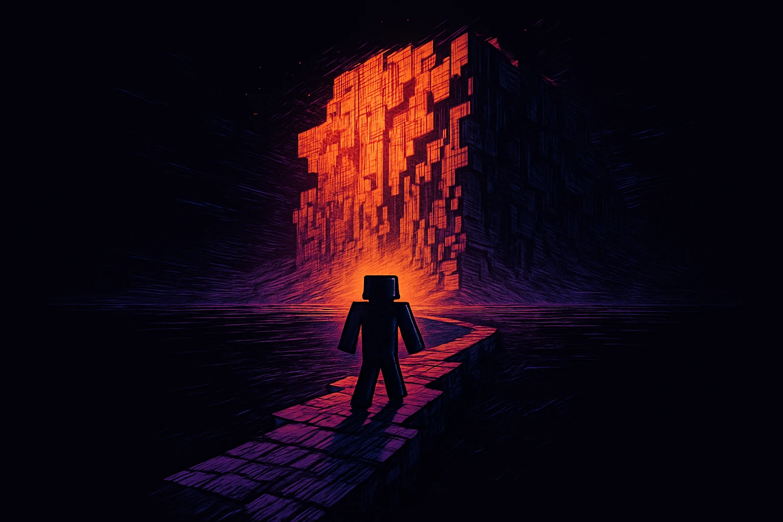 A emissora ao vivo do Minecraft passou 14 anos caminhando até a “Frontier Land”, uma jornada épica de caridade que não depende de teletransporte